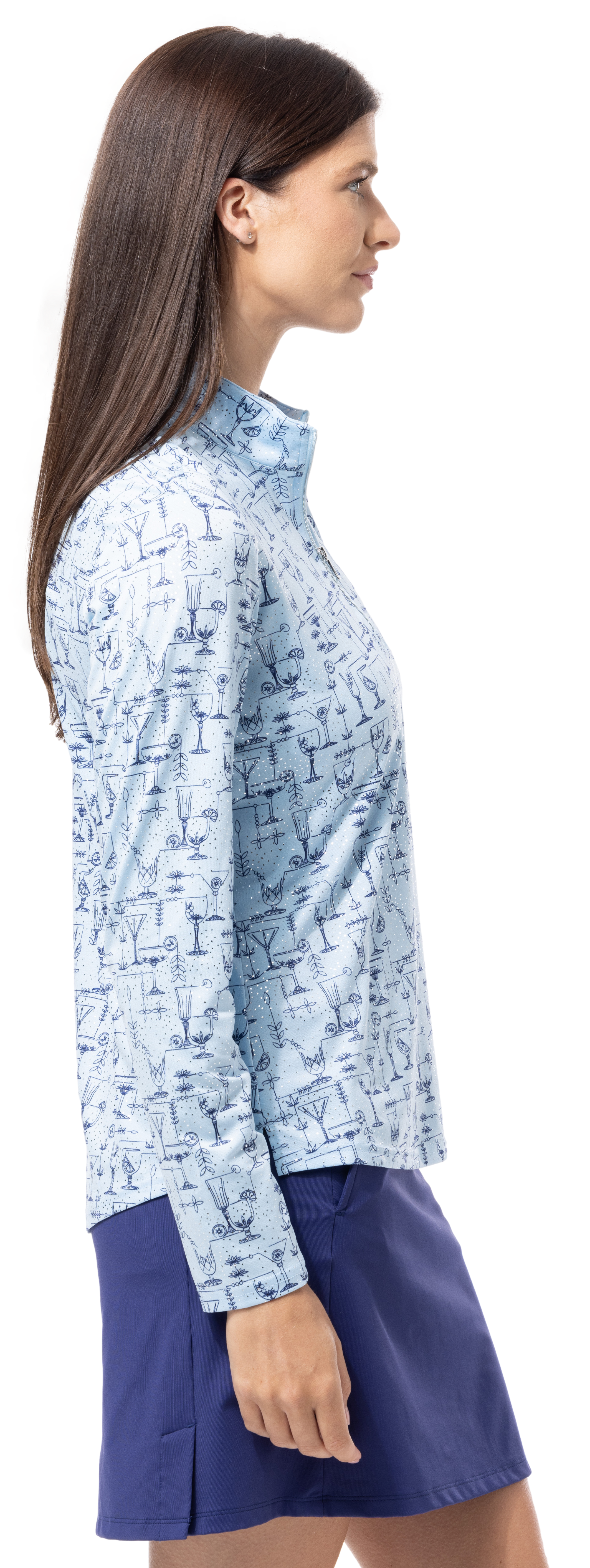 SOLSHINE MOCK. ETCHED. BLUE SILVER. 900320 - SanSoleil