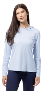 SOLTEK ICE STRIPE HOODIE. MALIBU BLUE. 900451MM