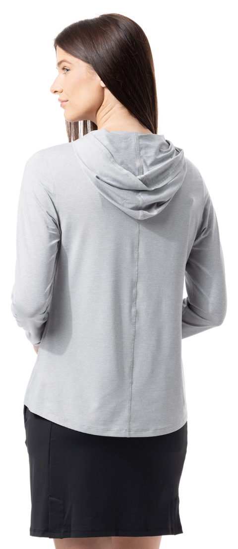 SOLTEK ICE STRIPE HOODIE. DOVE GRAY. 900451MM