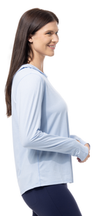 SOLTEK ICE STRIPE HOODIE. MALIBU BLUE. 900451MM - SanSoleil