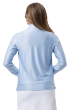 SOLTEK ICE PRINT ZIP MOCK. MALIBU CHECK. 900454P - SanSoleil