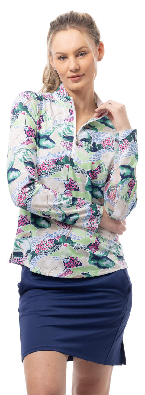 SOLCOOL PRINT MOCK. AZALEA AUGUSTA. 900463