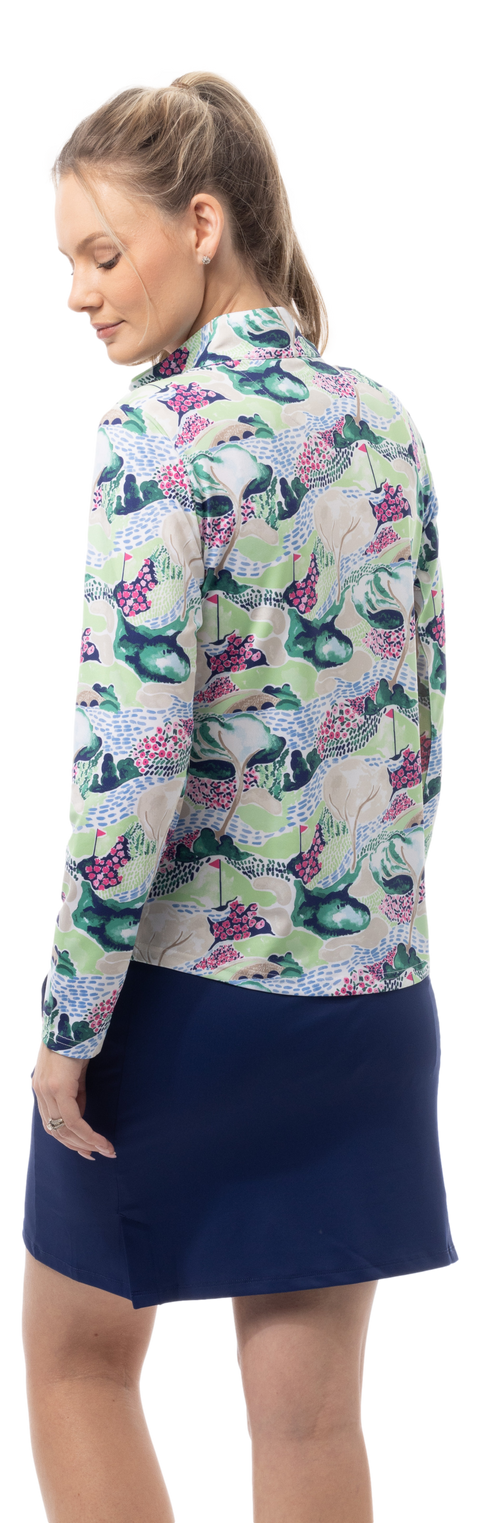 SOLCOOL PRINT MOCK. AZALEA AUGUSTA. 900463