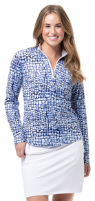 SOLCOOL PRINT MOCK. CUBICLE BLUE.  900463 - SanSoleil