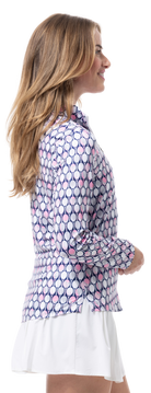 SOLCOOL PRINT MOCK. RACQUETEER PINK-900463 - SanSoleil