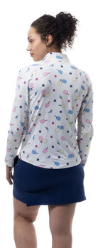 SOLCOOL 1/4 ZIP MOCK. UNDERSERVED AGAIN. 900463 - SanSoleil