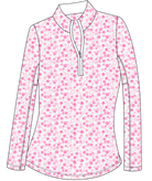 Pink Tennis Ball and Racquet shirt with Play for Pink Motif. 