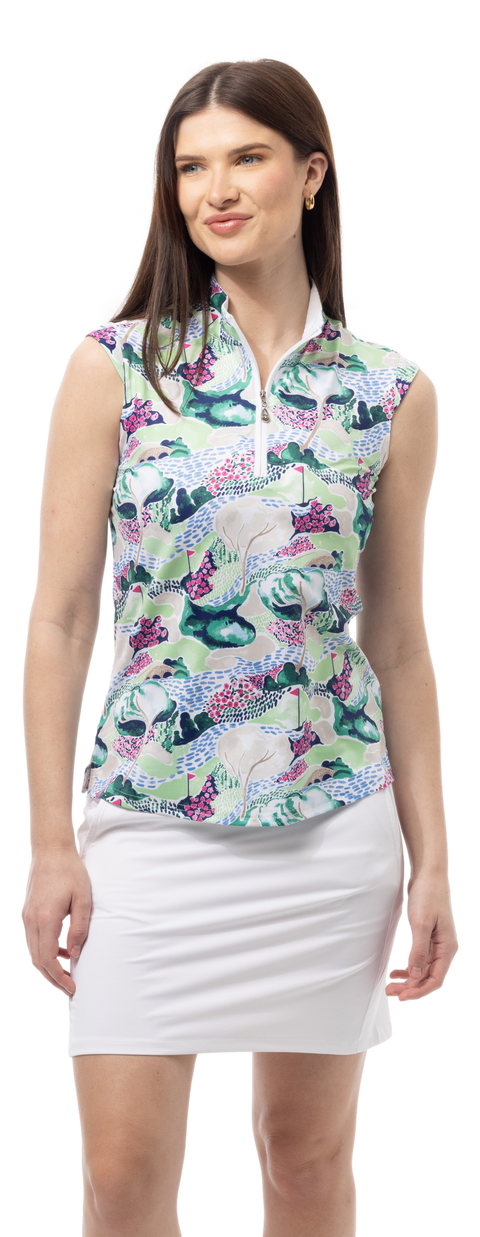 SOLCOOL SLEEVELESS MOCK. AZALEA AUGUSTA. 900471