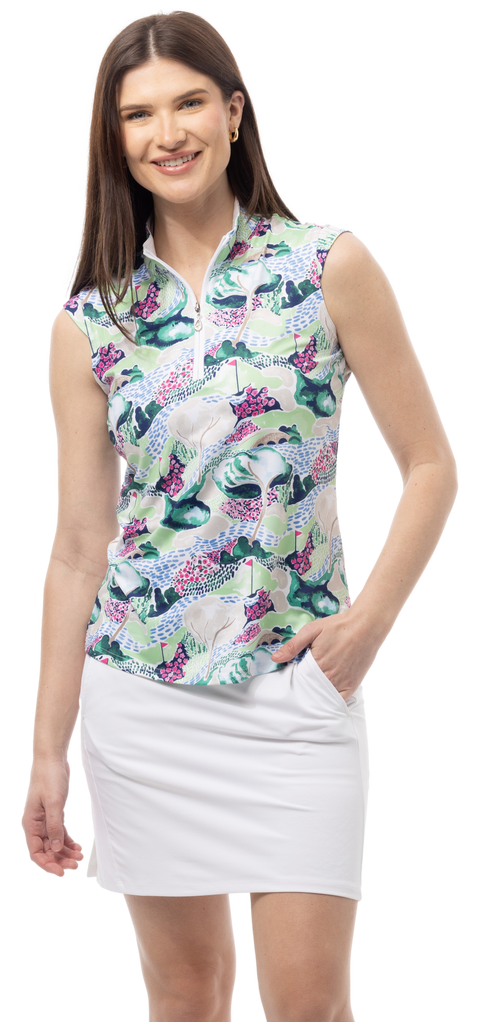 SOLCOOL SLEEVELESS MOCK. AZALEA AUGUSTA. 900471