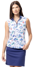 SOLCOOL SLEEVELESS MOCK. CLUB LIFE.  900471 - SanSoleil