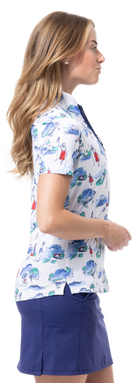 SOLCOOL SHORT SLEEVE MOCK . CLUB LIFE. 900478 - SanSoleil