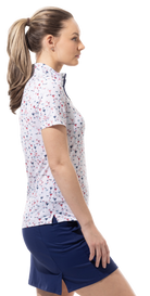 SOLCOOL SHORT SLEEVE MOCK . LIBERTINI. 900478 - SanSoleil