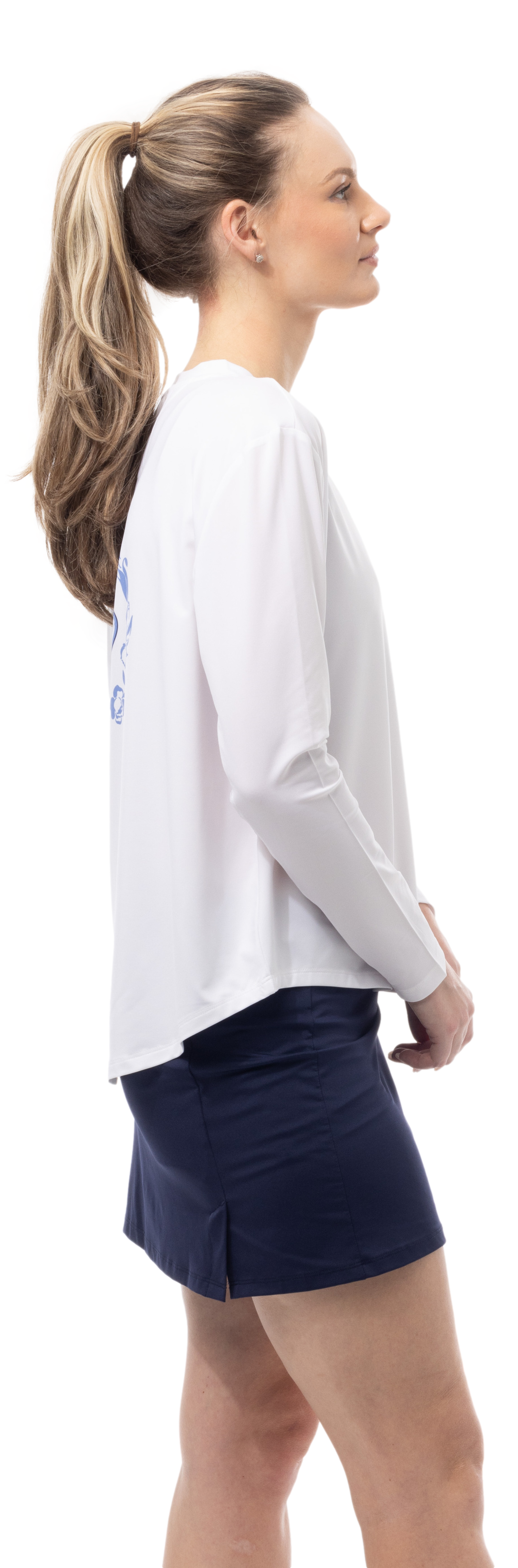 SUNGLOW RELAXED  DROP-TAIL TEE. PICKERING. WHITE. 900479 - SanSoleil