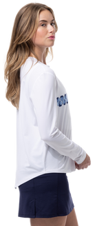 SUNGLOW RELAXED  DROP-TAIL TEE. PADDYWACK. 900479 - SanSoleil