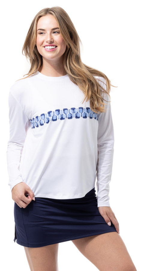 SUNGLOW RELAXED  DROP-TAIL TEE. PADDYWACK. 900479