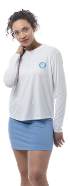 SUNGLOW RELAXED  DROP-TAIL TEE. TENNIS PARADISE. 900479 - SanSoleil