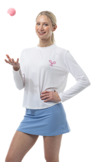 SUNGLOW RELAXED  DROP-TAIL TEE. TENNISON.  ARTIC BERRY. 900479 - SanSoleil