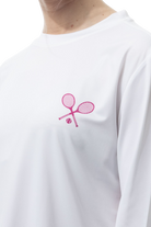 SUNGLOW RELAXED  DROP-TAIL TEE. TENNISON.  ARTIC BERRY. 900479 - SanSoleil