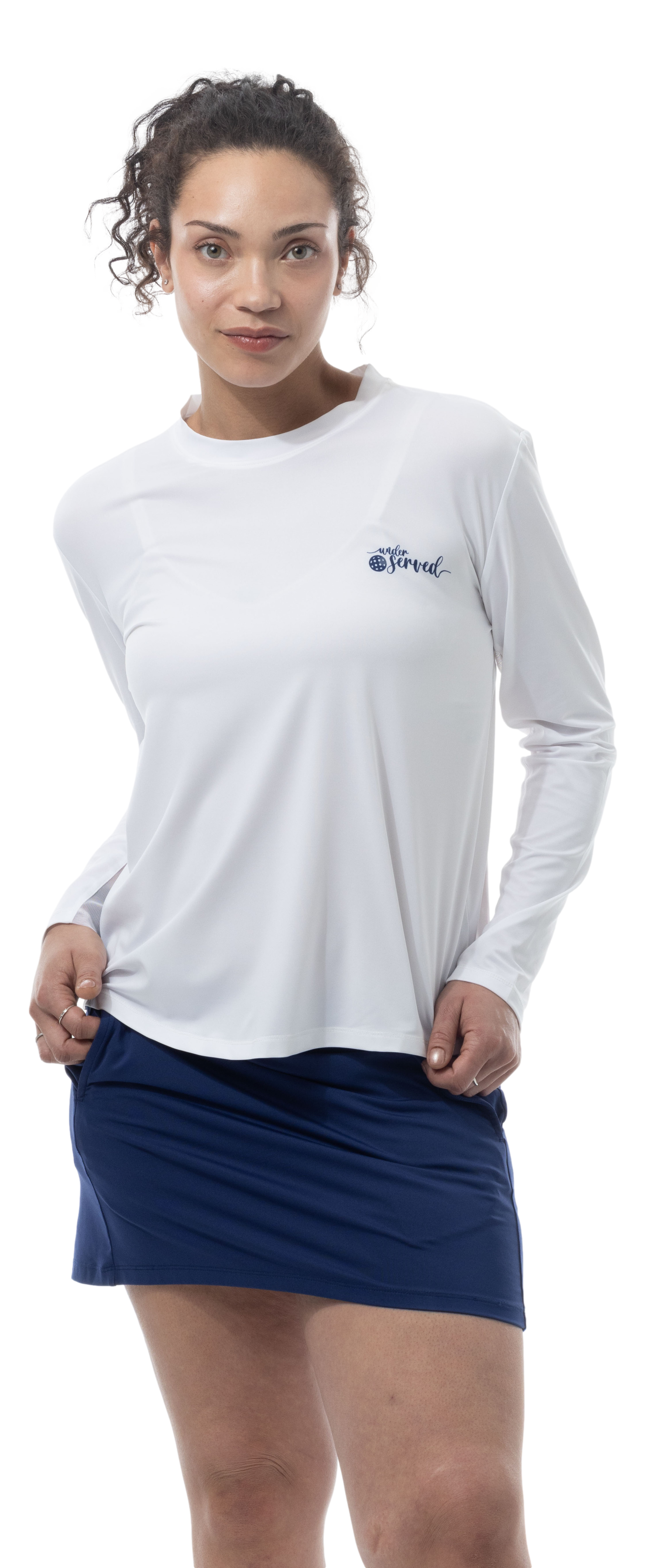 SUNGLOW RELAXED  DROP-TAIL TEE. UNDERSERVED AGAIN. 900479 - SanSoleil