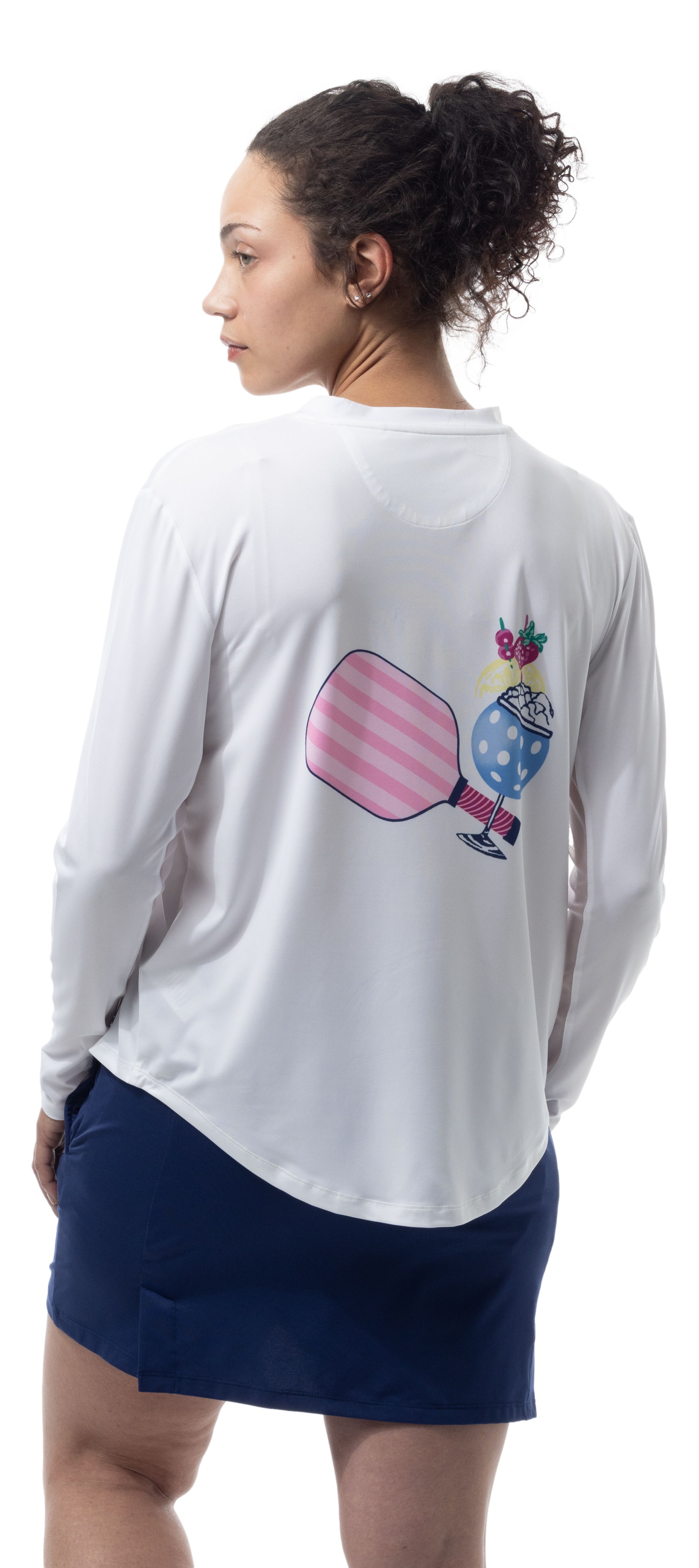 SUNGLOW RELAXED  DROP-TAIL TEE. UNDERSERVED AGAIN. 900479 - SanSoleil