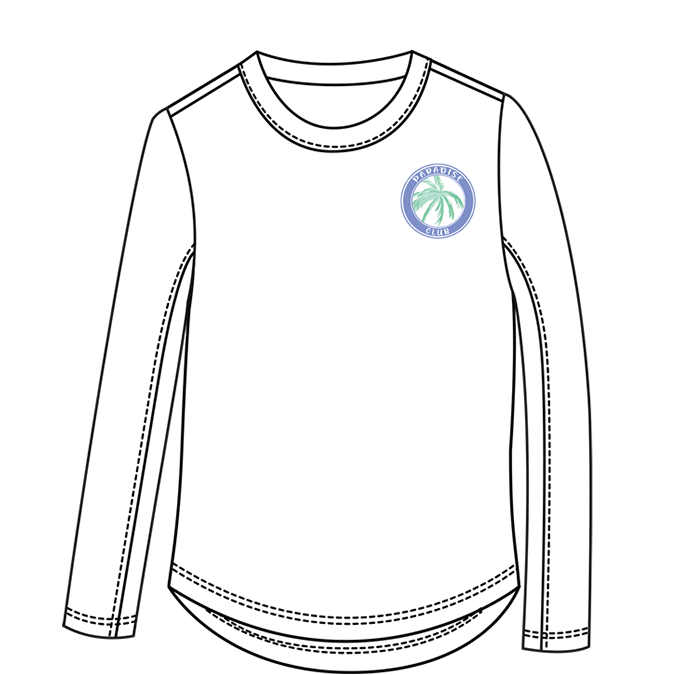 SUNGLOW RELAXED  DROP-TAIL TEE. TENNIS PARADISE. 900479 - SanSoleil