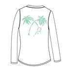 SUNGLOW RELAXED  DROP-TAIL TEE. TENNIS PARADISE. 900479 - SanSoleil