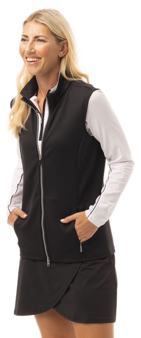 SolLayer ZIP VEST. BLACK. 900512