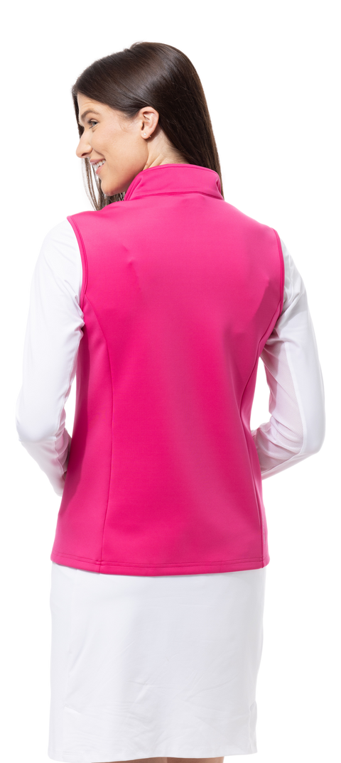 SOLLAYER ZIP VEST. FUCHSIA. 900512