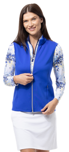 SOLLAYER ZIP VEST. COBALT. 900512 - SanSoleil