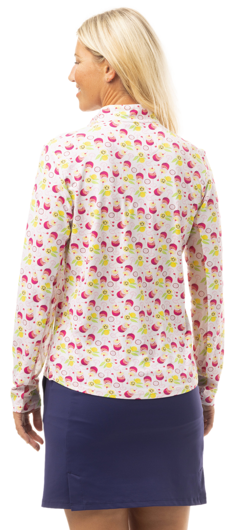SOLTEK LUX LONG-SLEEVE PRINT MOCK. SPRITZ.  900621