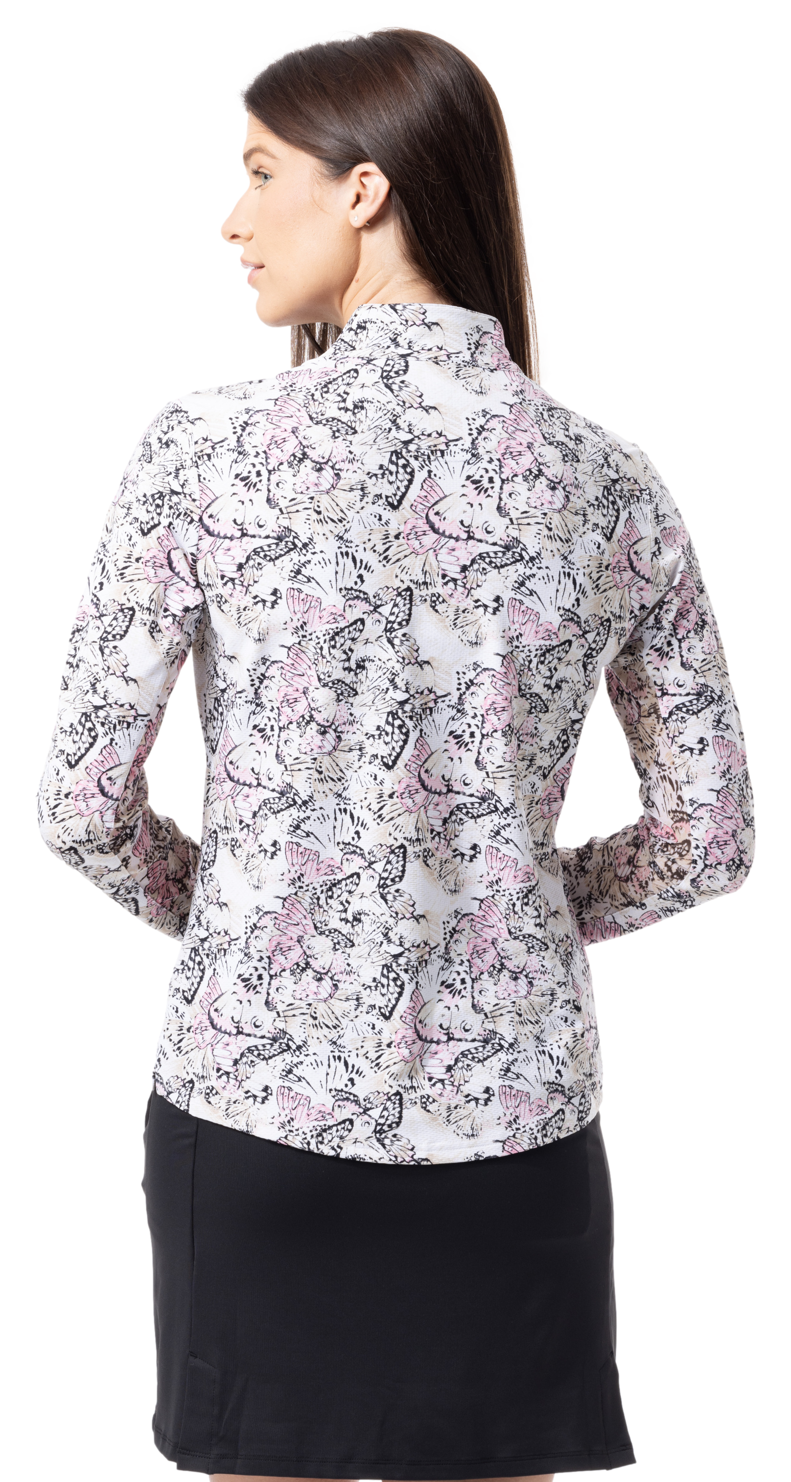 SOLTEK LUX  LONG-SLEEVE PRINT MOCK. FLYTE. 900621 - SanSoleil