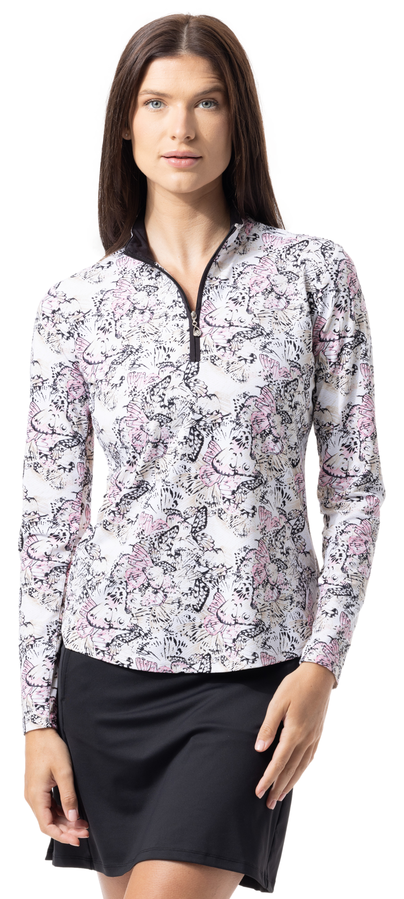 SOLTEK LUX  LONG-SLEEVE PRINT MOCK. FLYTE. 900621 - SanSoleil