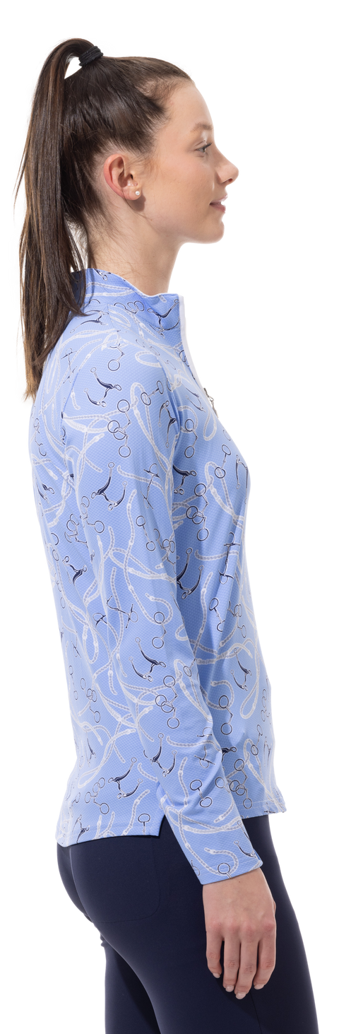 SOLTEK LUX   PRINT MOCK. FREE REIN. BLUE .  900621
