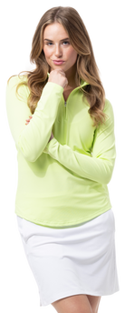 SOLTEK LUX LONG-SLEEVE SOLID MOCK. LIME. 900622 - SanSoleil
