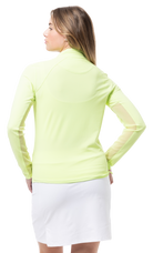 SOLTEK LUX LONG-SLEEVE SOLID MOCK. LIME. 900622 - SanSoleil