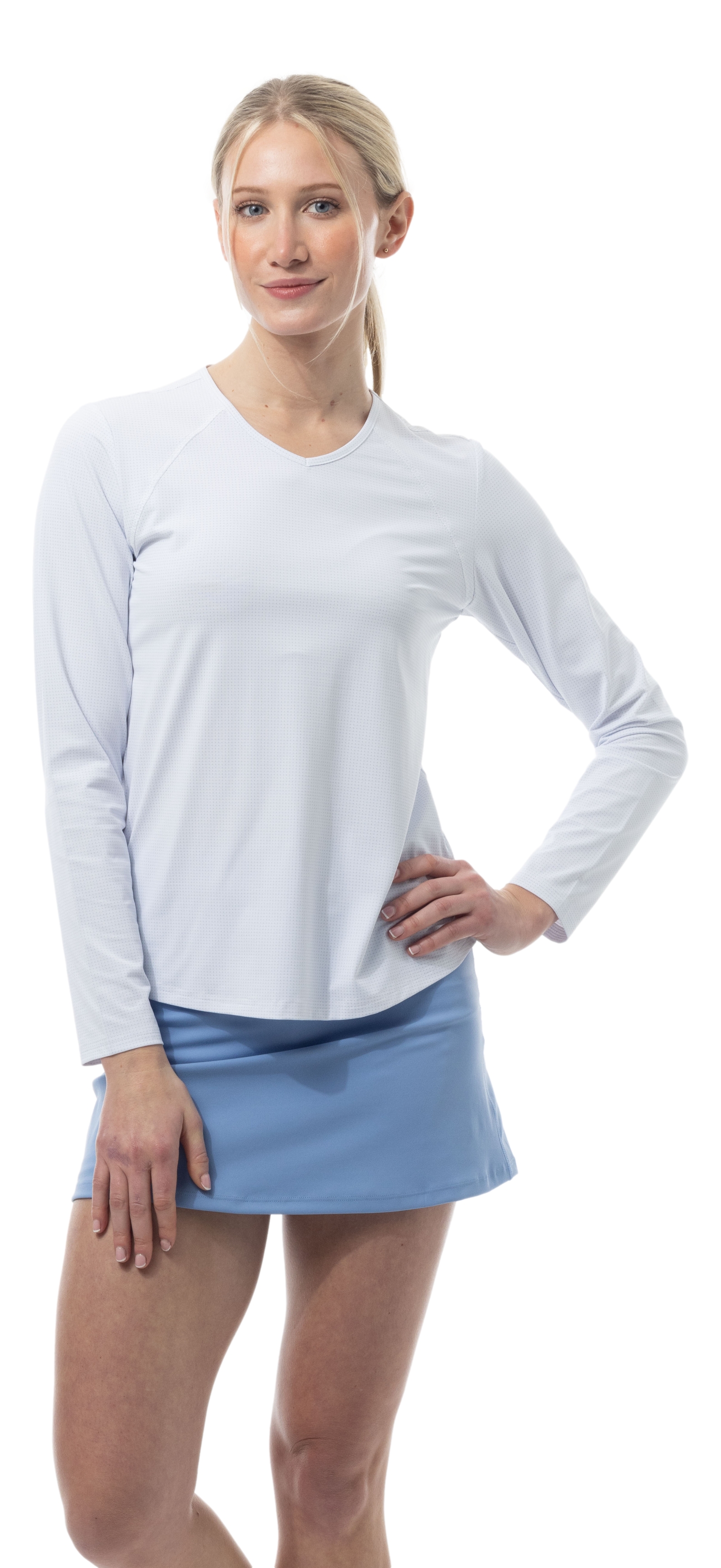 SOLAIR COOL ULTRA-MESH ACTIVE TOP. WHITE COASTAL. DOT 900624D - SanSoleil