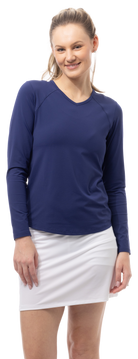 SOLAIR COOL ULTRA-MESH ACTIVE TOP. NAVY. 900624S - SanSoleil