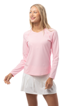 SANSOLEIL COOL ULTRA-MESH ACTIVE TOP. PETAL PINK. 900624S - SanSoleil