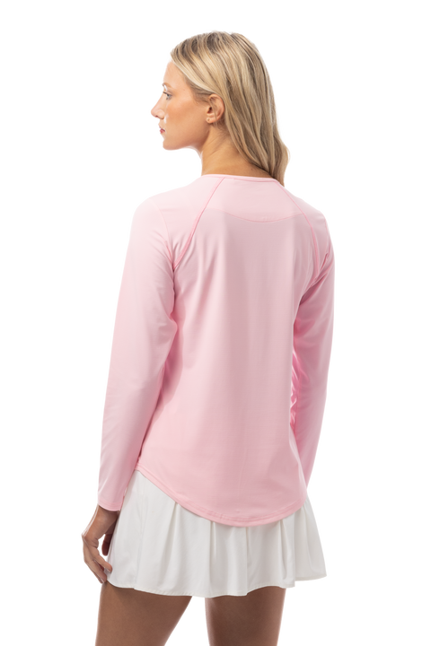 SANSOLEIL COOL ULTRA-MESH ACTIVE TOP. PETAL PINK. 900624S