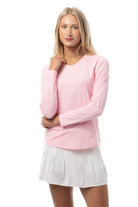 SANSOLEIL COOL ULTRA-MESH ACTIVE TOP. PETAL PINK. 900624S - SanSoleil