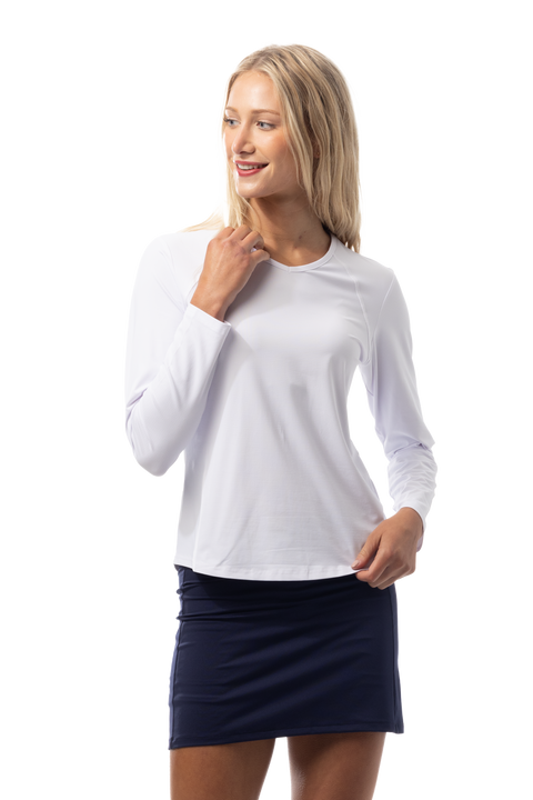 SANSOLEIL COOL ULTRA-MESH ACTIVE TOP. WHITE. 900624S