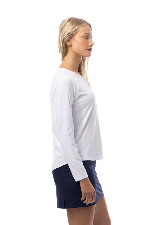 SANSOLEIL COOL ULTRA-MESH ACTIVE TOP. WHITE. 900624S