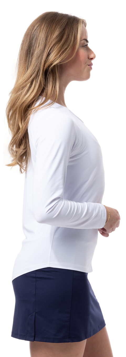 SOLAIR COOL ULTRA-MESH ACTIVE TOP. WHITE. 900624S - SanSoleil