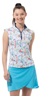 SOLTEK LUX SLEEVELESS PRINT MOCK. CHANTILLY MULTI. 900627P