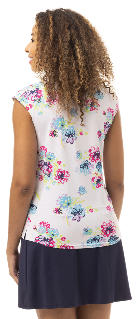 SOLTEK LUX SLEEVELESS PRINT MOCK. MUMZIE. 900627P