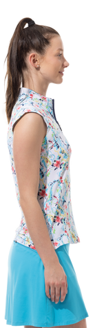SOLTEK LUX SLEEVELESS PRINT MOCK. CHANTILLY MULTI. 900627P - SanSoleil