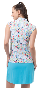 SOLTEK LUX SLEEVELESS PRINT MOCK. CHANTILLY MULTI. 900627P - SanSoleil