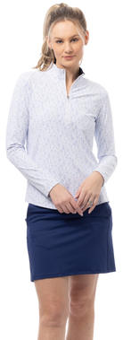 SOLAIR COOL ULTRA-MESH ZIP MOCK. WINNERS CUP. 900653 - SanSoleil