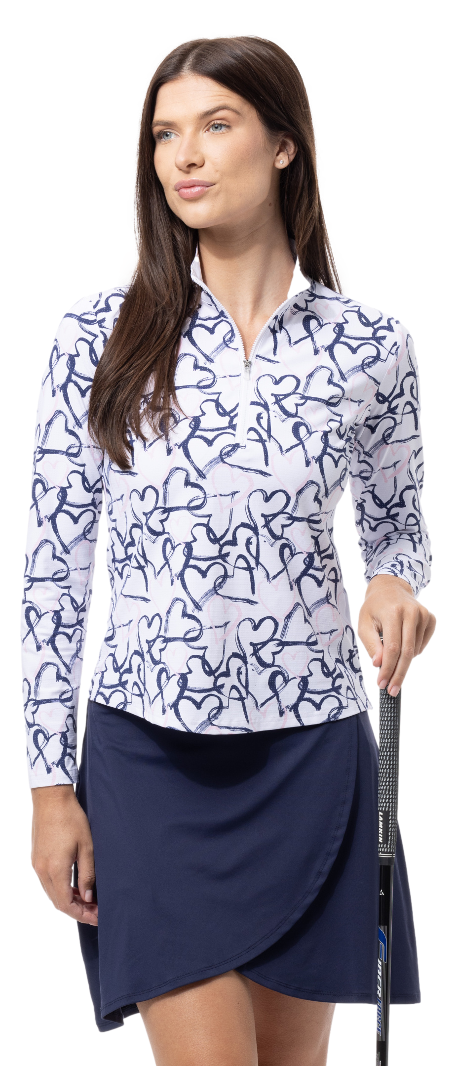 SOLAIR COOL ULTRA-MESH ZIP MOCK. AMOUR. 900653 - SanSoleil