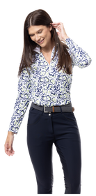 SOLAIR COOL ULTRA-MESH ZIP MOCK. SHAMMY. 900653 - SanSoleil